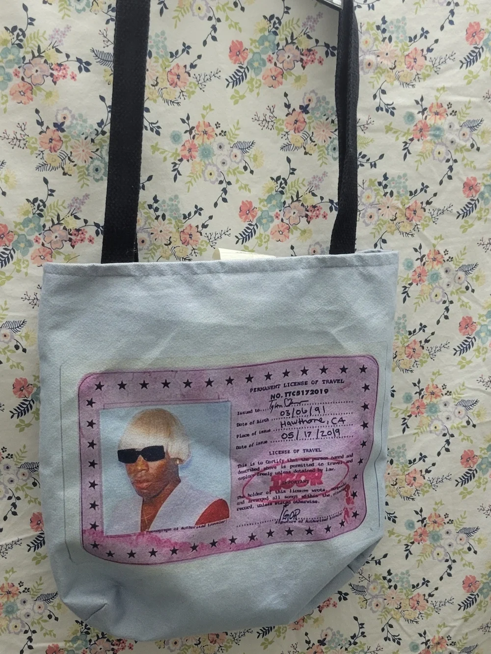 Tyler The Creator Tote Bag - Light Blue